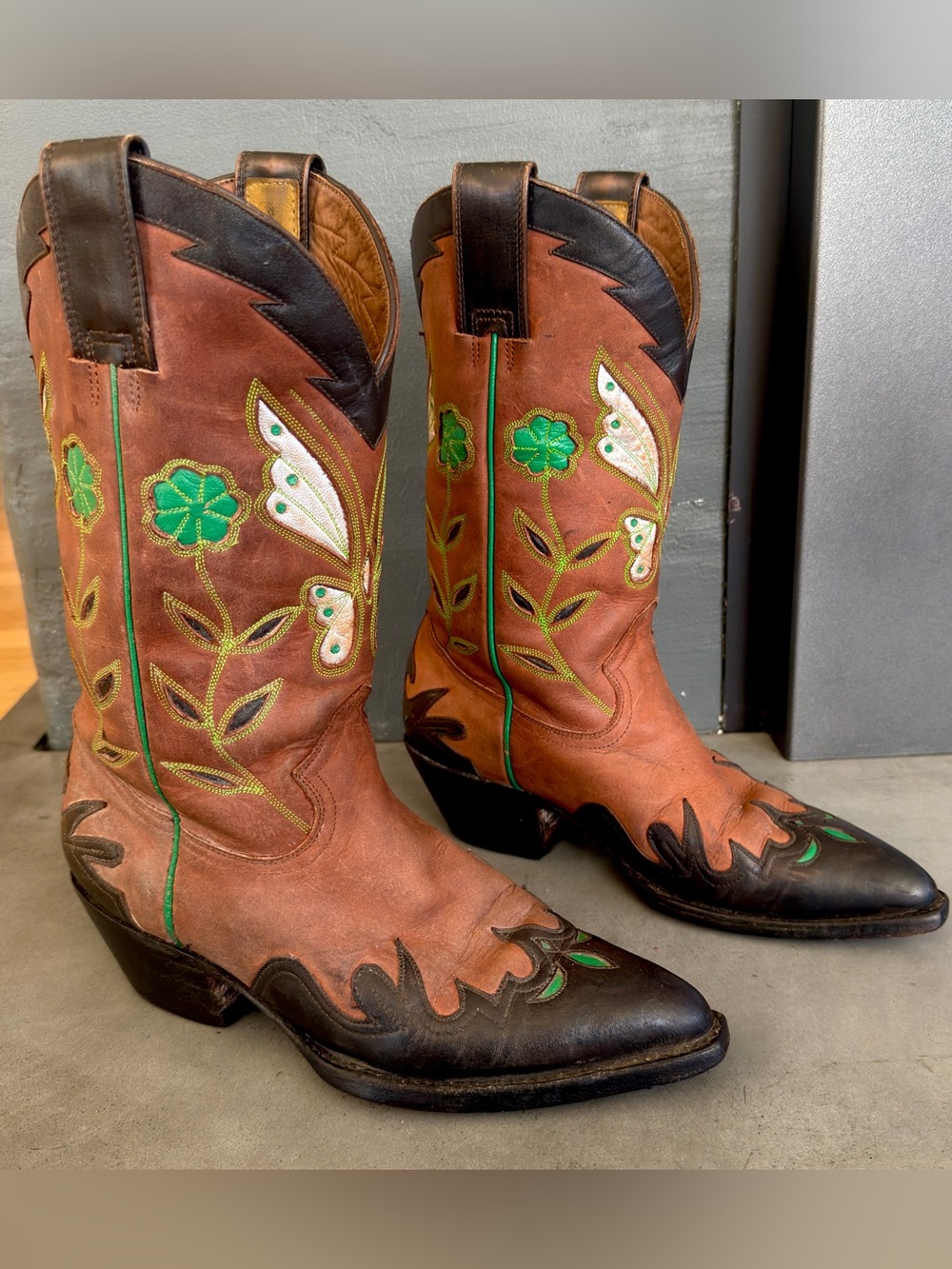 Vintage Montana Boot Co. Handmade “Mariposa” Boots - Women’s Size 8.5-9